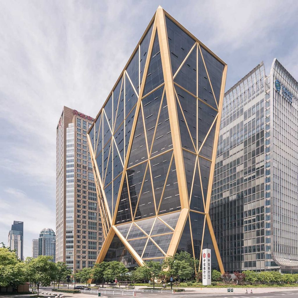 طراحی ساختمان اصلی بانک مرکزی چین توسط نورمن فاستر