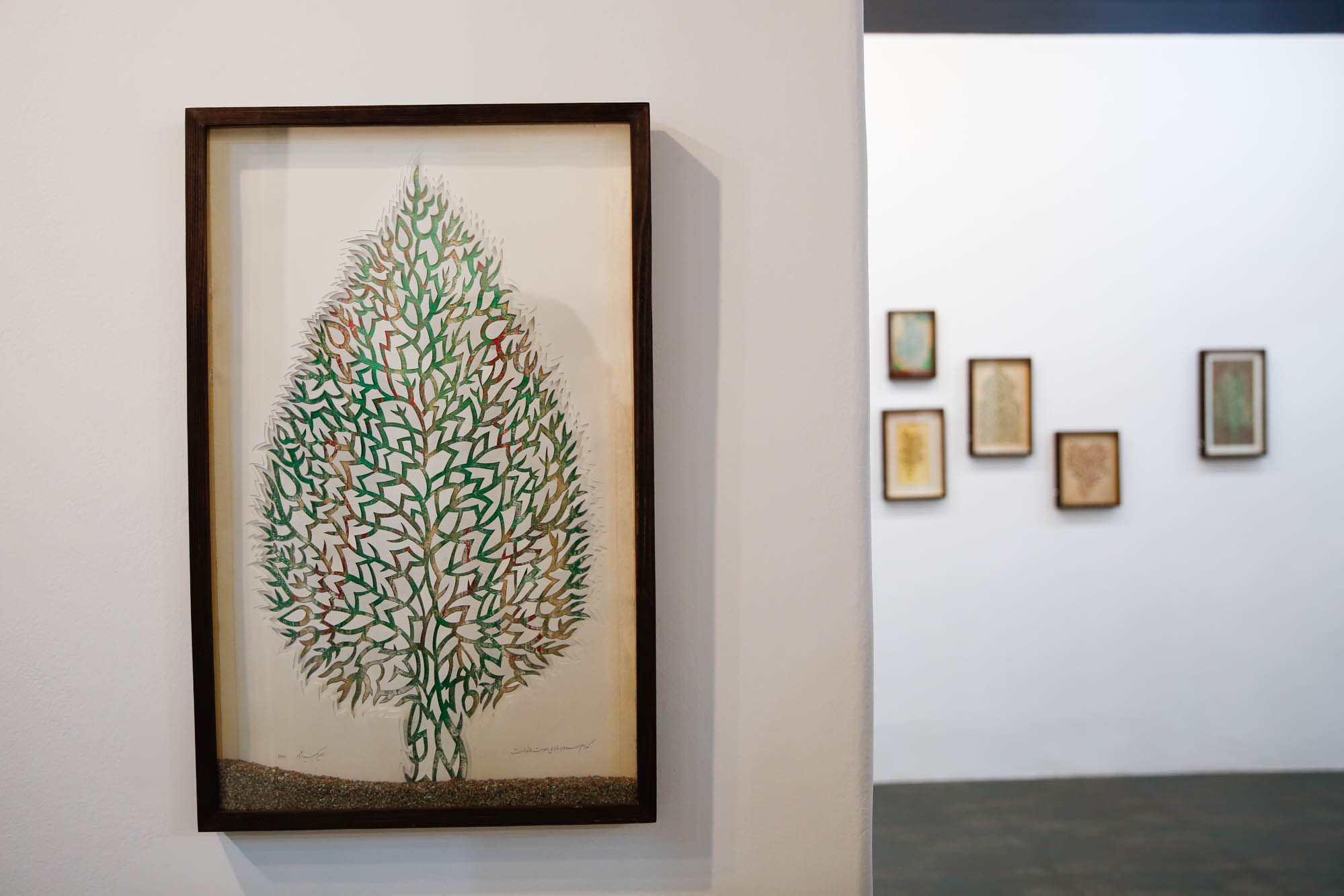 افتتاحیه نمایشگاه نقاشی های امیر کبیرنژاد در گالری آریا