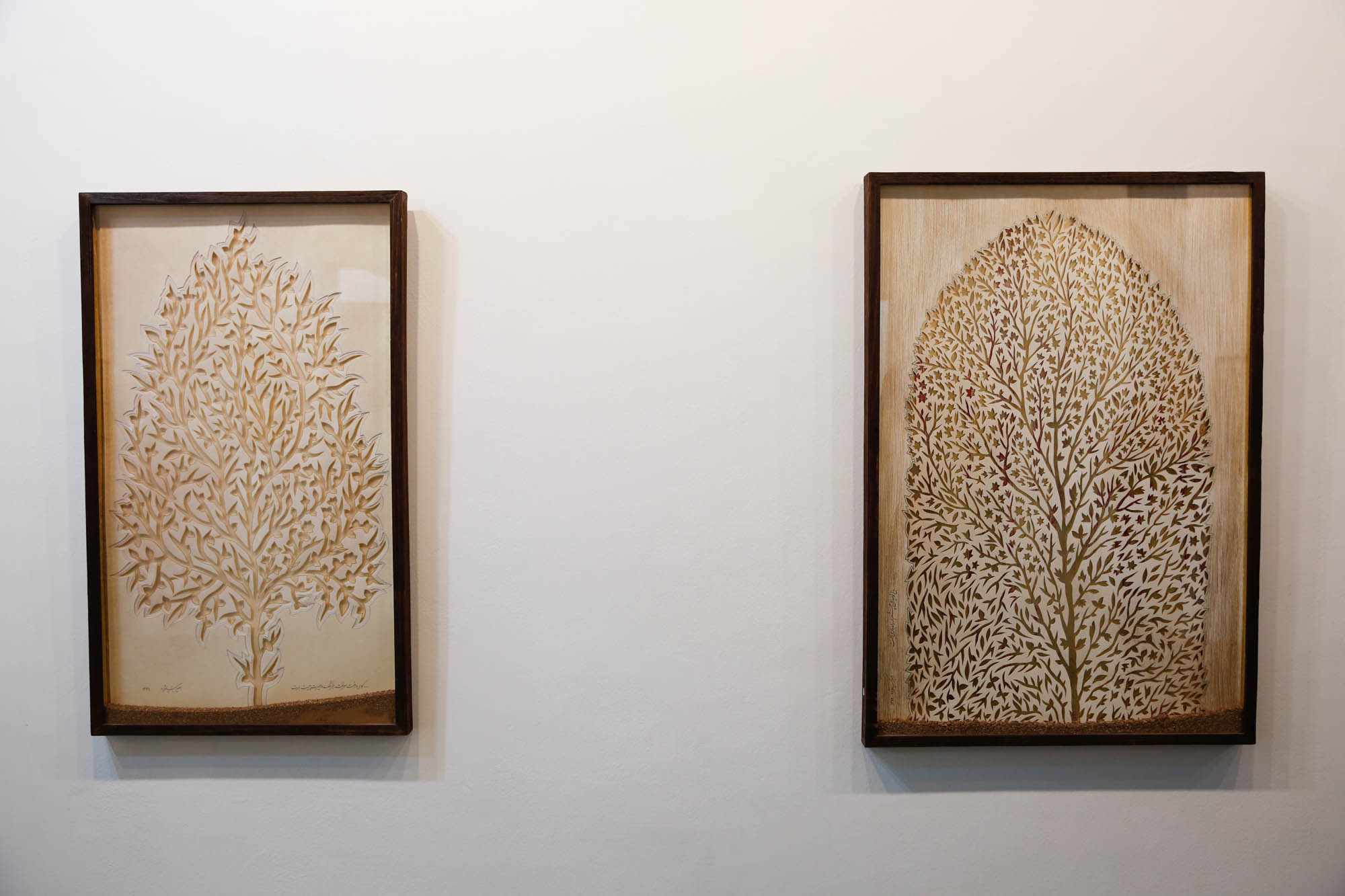 افتتاحیه نمایشگاه نقاشی های امیر کبیرنژاد در گالری آریا