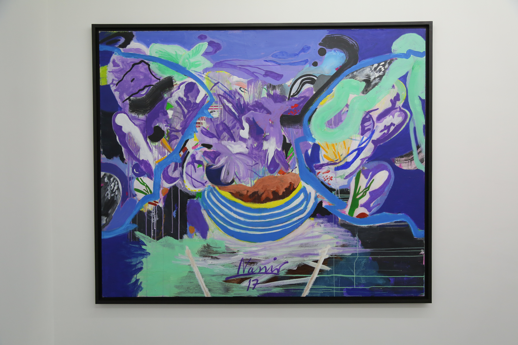 افتتاحیه نمایشگاه نقاشی های علی نصیر در گالری اُ
