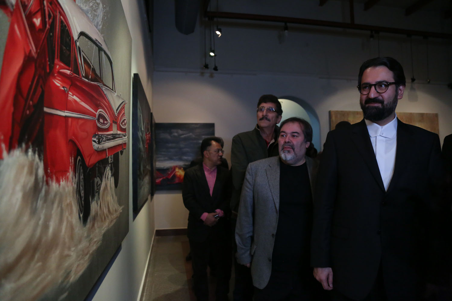 افتتاحیه دهمین جشنواره بین‌المللی تجسمی فجر در موسسه صبا فرهنگستان هنر 