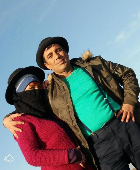 عکس جدید نصرالله رادش و همسرش