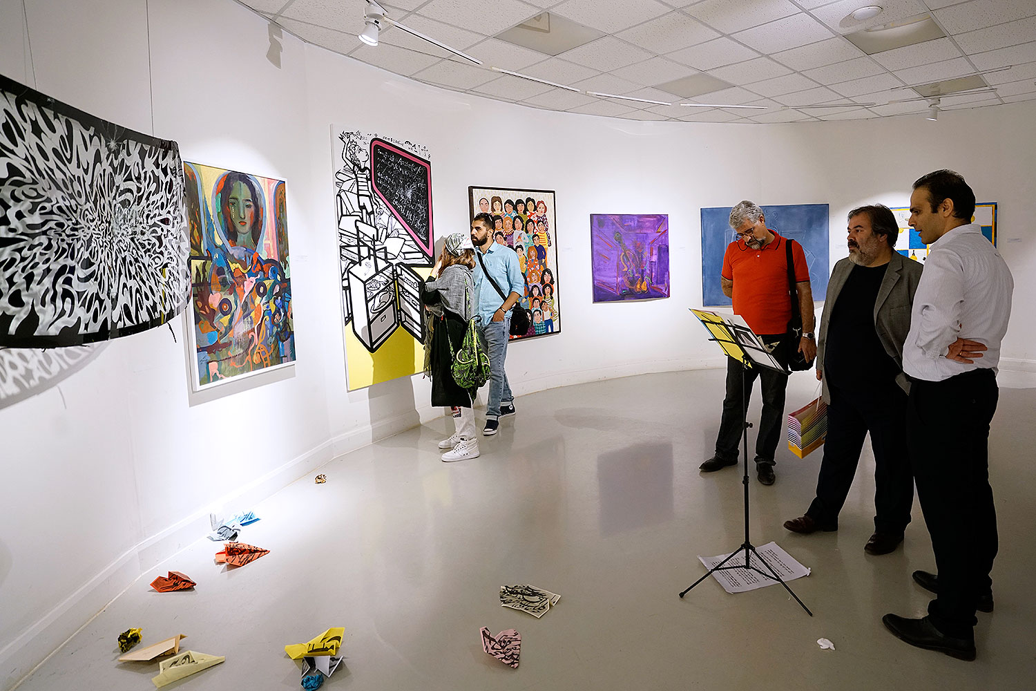 افتتاحیه جشنواره هنر برای صلح در خانه هنرمندان