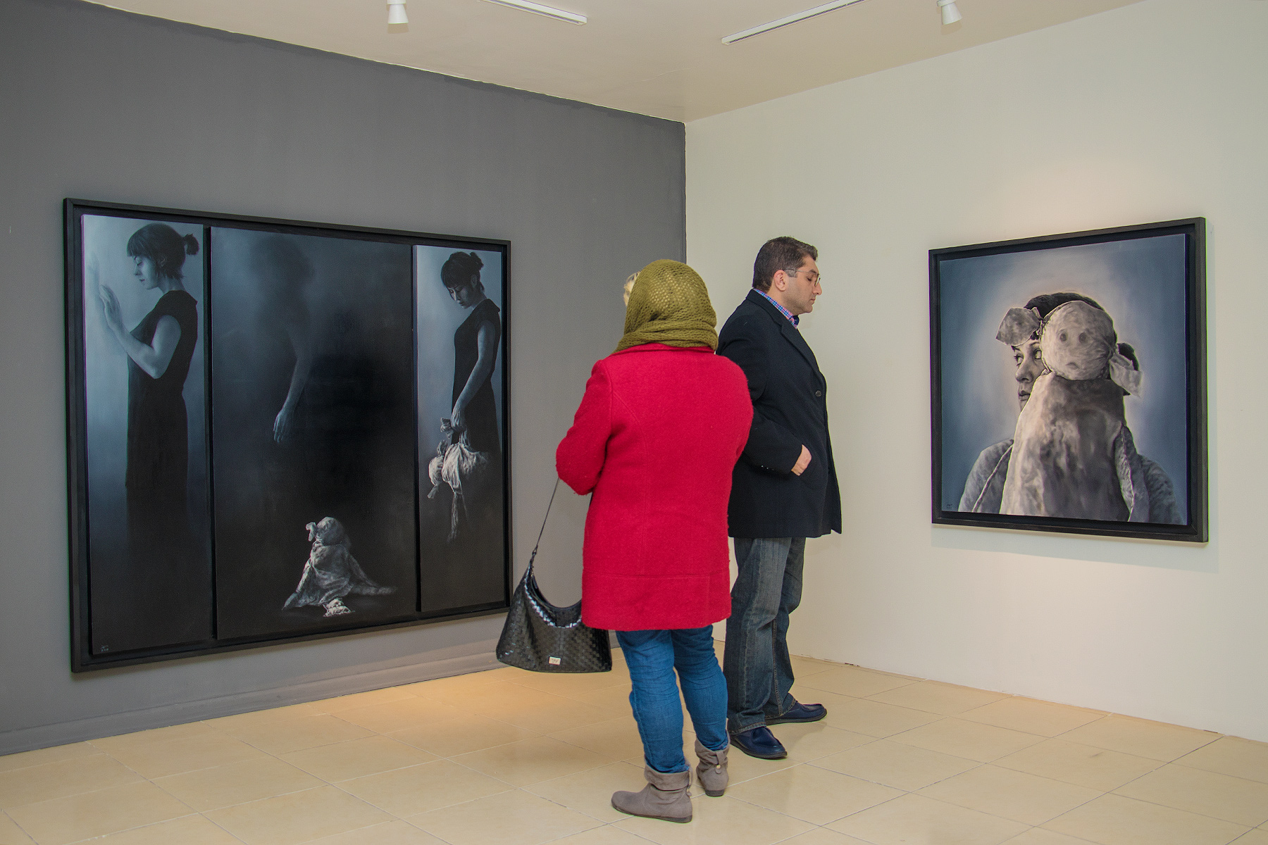 افتتاحیه نمایشگاه نقاشی های شیوا زمانفر در گالری ژاله