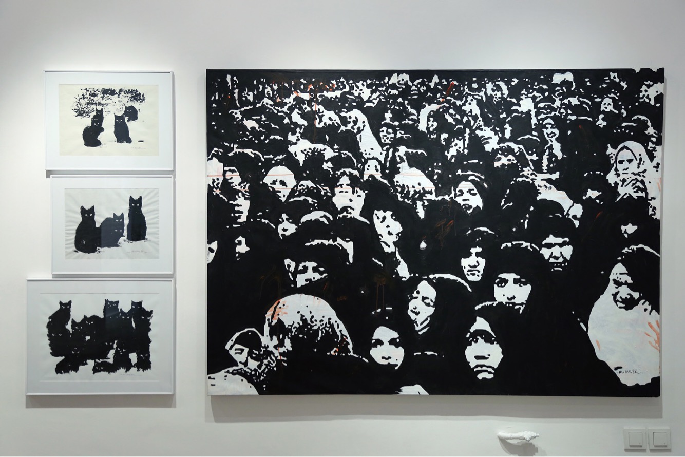 نمایشگاه نقاشی‌های علی ملک در گالری هما