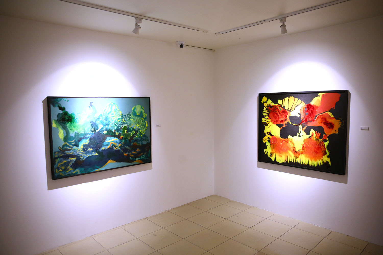 افتتاحیه نمایشگاه نقاشی های رها شرفی و عاطفه محمد پور در گالری ژاله