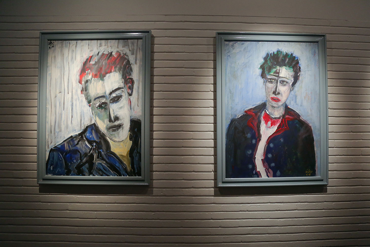 افتتاحیه نمایشگاه نقاشی های اکبر یادگاری در گالری آتبین