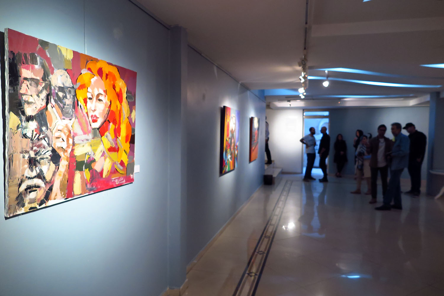 نمایشگاه آثار فرشین طهماسب در گالری شکوه