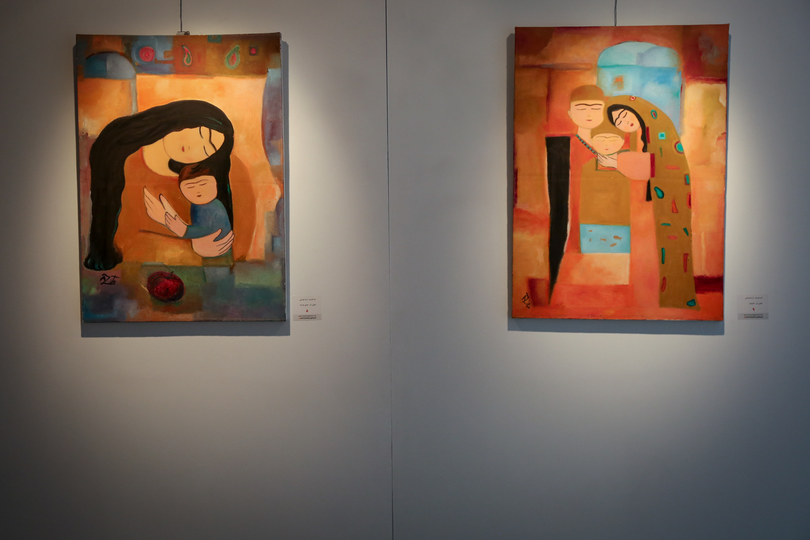 نمایشگاه نقاشی‌های آزیتا هدایتی در گالری ایده پارسی