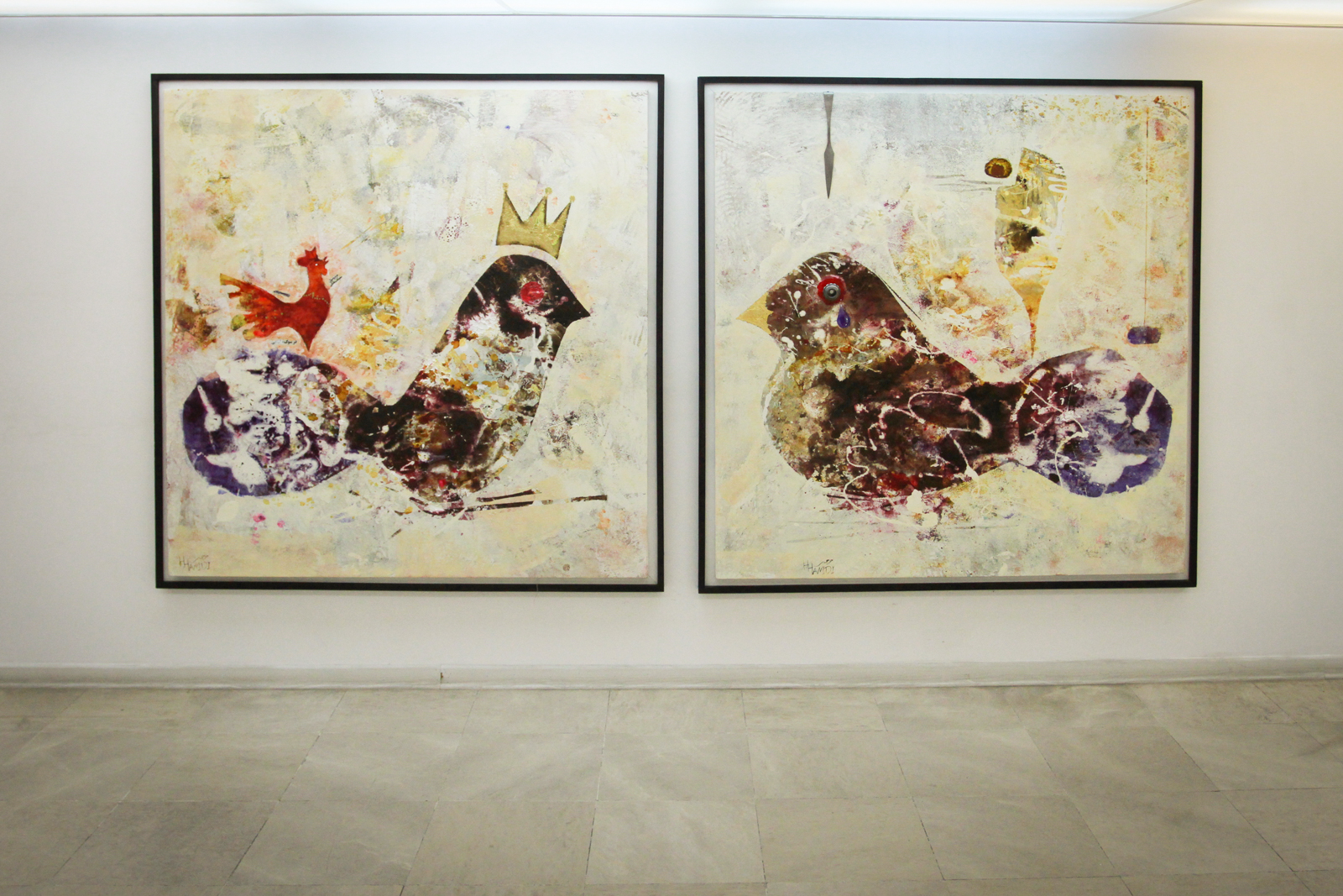 نمایشگاه نقاشی حمید حمیدی در گالری والی