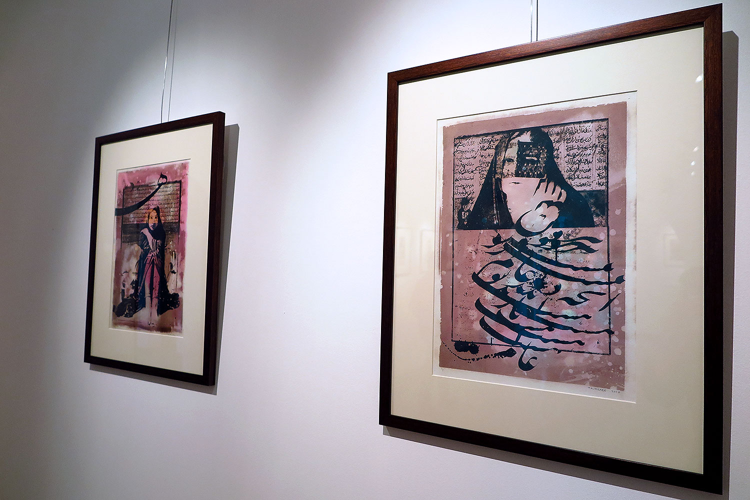 نمایشگاه چاپ دستی های ندا تولایی در گالری آتبین