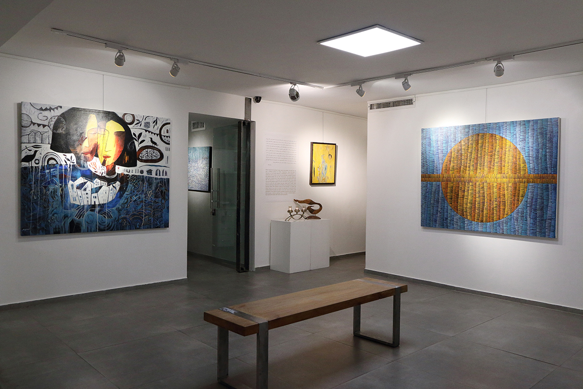 افتتاحیه نمایشگاه نقاشی های رضا بیگناه در گالری مژده