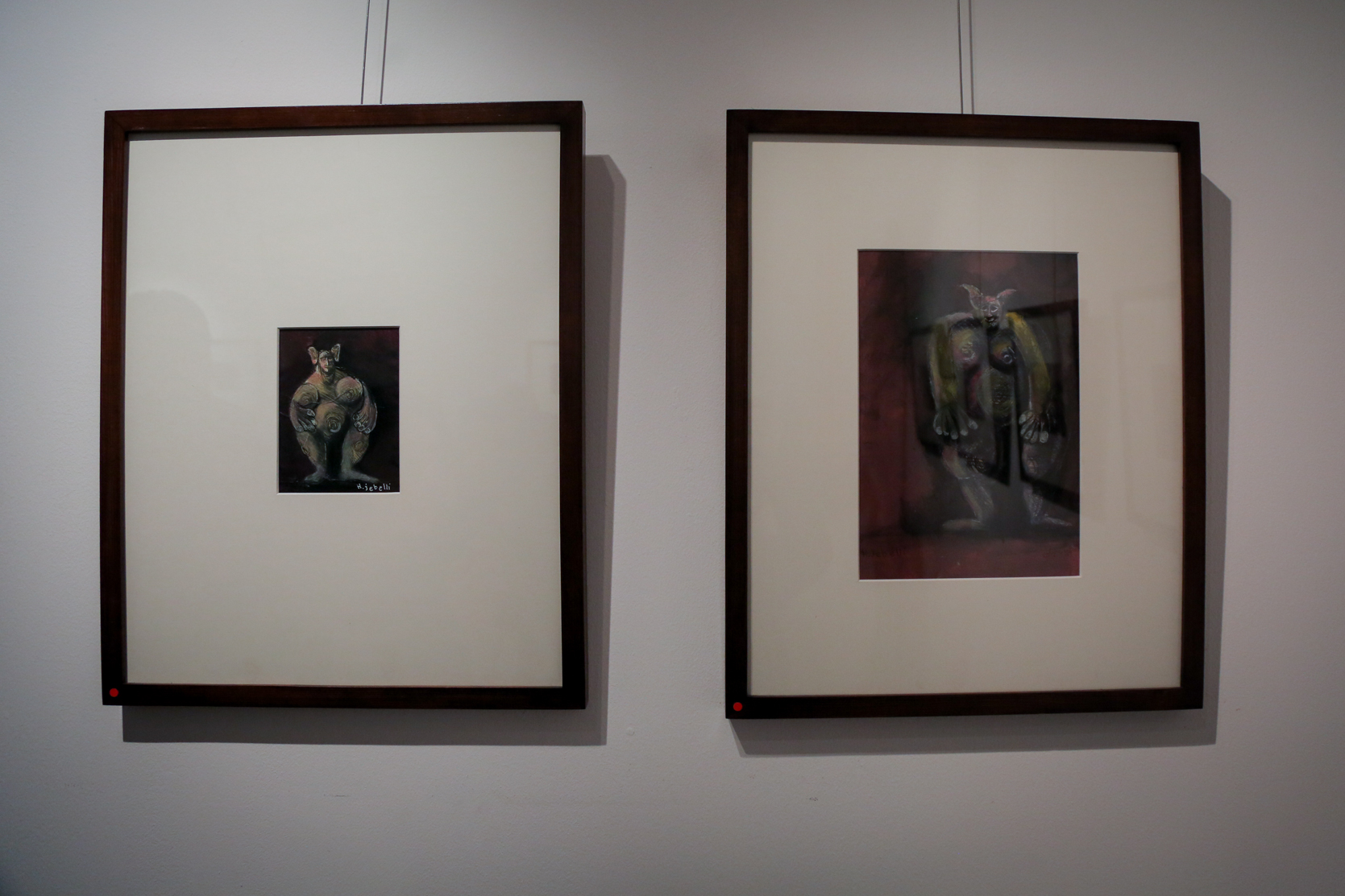 افتتاحیه نمایشگاه حمید جبلی در گالری آتبین