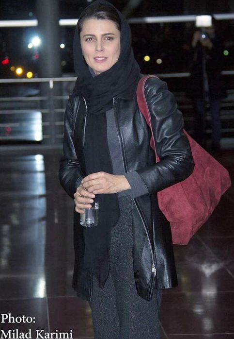 ظاهر لیلا حاتمی در حاشیه جشنواره فیلم فجر